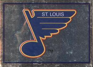 1995-96 Panini Stickers #196 St. Louis Blues Logo Front