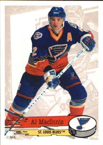  (CI) Al MacInnis Hockey Card 2011-12 ITG Captain C Jersey  Silver 1 Al MacInnis : Collectibles & Fine Art