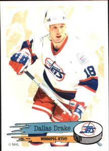 1995-96 Panini Stickers #211 Dallas Drake Front