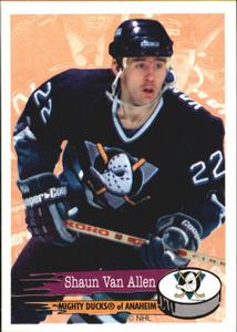 1995-96 Panini Stickers #223 Shaun Van Allen Front