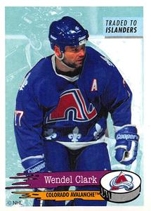 1995-96 Panini Stickers #247 Wendel Clark Front