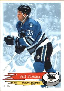 1995-96 Panini Stickers #278 Jeff Friesen Front