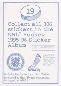 1995-96 Panini Stickers #19 Donald Audette Back