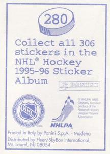 1995-96 Panini Stickers #280 Ray Whitney Back