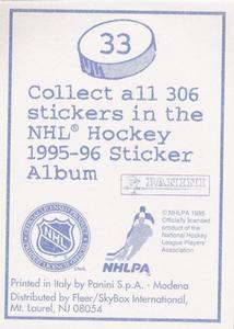 1995-96 Panini Stickers #33 Steven Rice Back