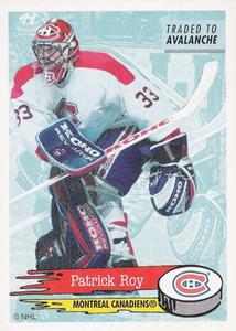 1995-96 Panini Stickers #46 Patrick Roy Front