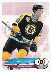 1995-96 Panini Stickers #6 Sandy Moger Front