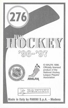 1996-97 Panini Stickers #276 Mattias Norstrom  Back