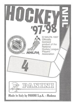 1997-98 Panini Stickers #4 Ted Donato Back