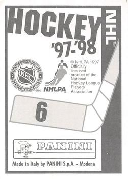 1997-98 Panini Stickers #6 Bruins Logo Back