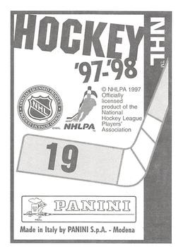 1997-98 Panini Stickers #19 Robert Kron Back