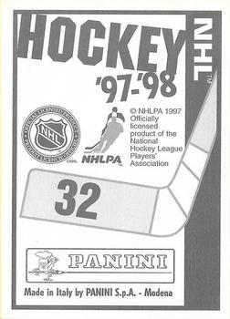1997-98 Panini Stickers #32 Mark Recchi Back