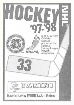 1997-98 Panini Stickers #33 Canadiens Logo Back
