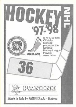 1997-98 Panini Stickers #36 Martin Rucinsky Back