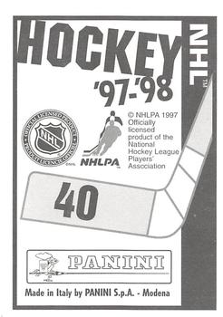 1997-98 Panini Stickers #40 Janne Laukkanen Back