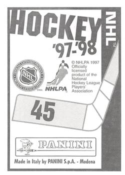 1997-98 Panini Stickers #45 Steve Duchesne Back