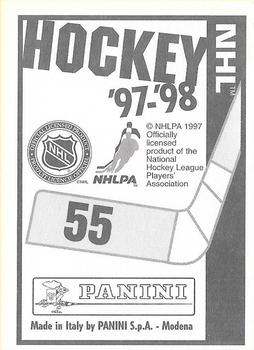1997-98 Panini Stickers #55 Robert Svehla Back
