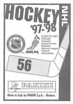 1997-98 Panini Stickers #56 Radek Dvorak Back