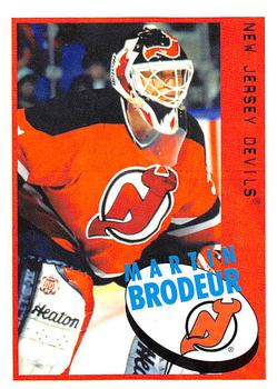1997-98 Panini Stickers #64 Martin Brodeur Front