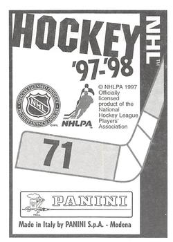 1997-98 Panini Stickers #71 Dave Andreychuk Back