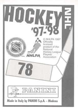 1997-98 Panini Stickers #78 Islanders Logo Back