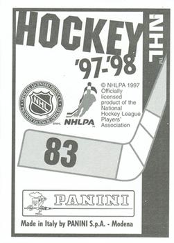 1997-98 Panini Stickers #83 Mark Messier Back