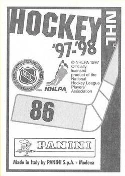 1997-98 Panini Stickers #86 Esa Tikkanen Back