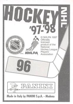 1997-98 Panini Stickers #96 Flyers Logo Back