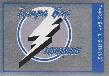 1997-98 Panini Stickers #105 Lightning Logo Front