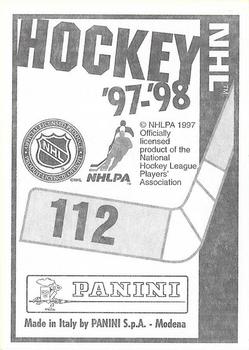 1997-98 Panini Stickers #112 Sergei Gonchar Back