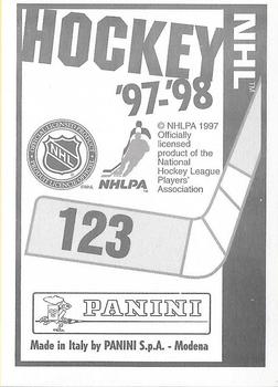 1997-98 Panini Stickers #123 Keith Tkachuk Back