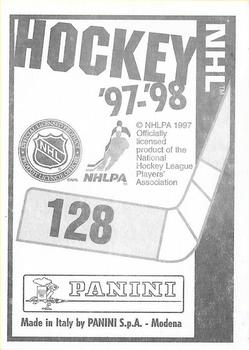 1997-98 Panini Stickers #128 Alexei Zhamnov Back