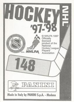 1997-98 Panini Stickers #148 Sergei Fedorov Back