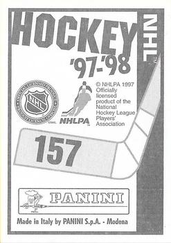 1997-98 Panini Stickers #157 Jeremy Roenick Back