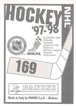 1997-98 Panini Stickers #169 Blues Logo Back