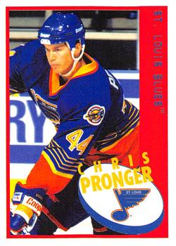 1997-98 Panini Stickers #170 Chris Pronger Front