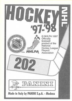 1997-98 Panini Stickers #202 Adam Foote Back