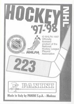 1997-98 Panini Stickers #223 Kings Logo Back