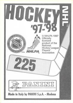 1997-98 Panini Stickers #225 Kevin Stevens Back