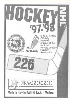 1997-98 Panini Stickers #226 Dimitri Khristich Back