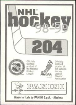 1998-99 Panini Stickers #204 Vladimir Tsyplakov Back