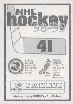 2000-01 Panini Stickers #72 Radek Bonk Back