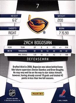 2010-11 Panini Certified #7 Zach Bogosian  Back