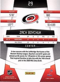 2010-11 Panini Certified #29 Zach Boychuk  Back