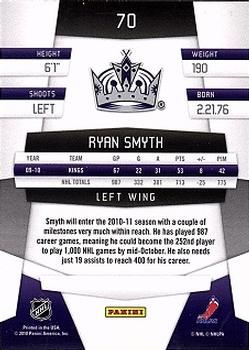 2010-11 Panini Certified #70 Ryan Smyth  Back