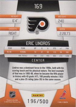 2010-11 Panini Certified #169 Eric Lindros  Back