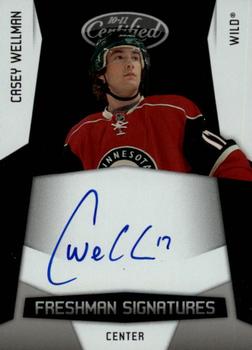 2010-11 Panini Certified #174 Casey Wellman  Front