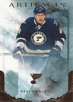 2010-11 Upper Deck Artifacts #74 David Backes  Front