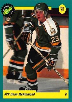 1991 Classic Draft Picks French #19 Dean McAmmond Front