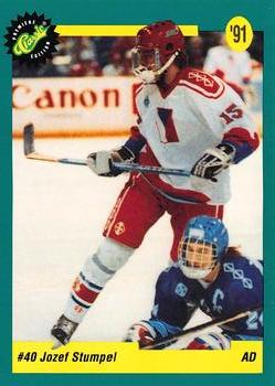 1991 Classic Draft Picks French #34 Jozef Stumpel Front